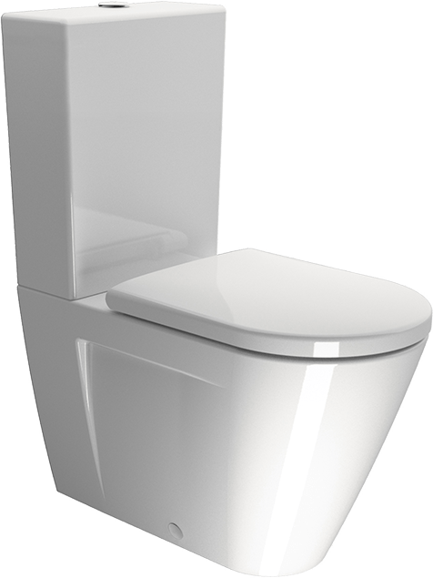 861711 Компакт унитаз с бачком Белый GSI ceramica Norm Италия - Вид №7