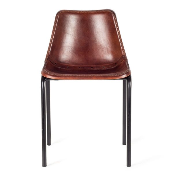 080654 Стул с кожаным сиденьем Francisco Segarra Mews Santreyd - Вид №4