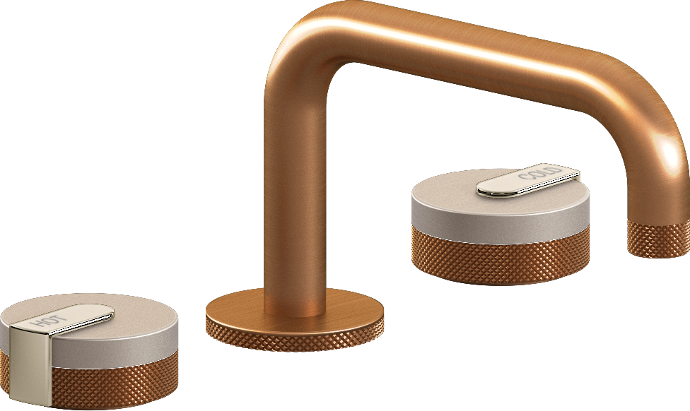 E-11510-R1SN-L1PN-BRG Смеситель для умывальника на 3 отвертия GRAFF MOD+