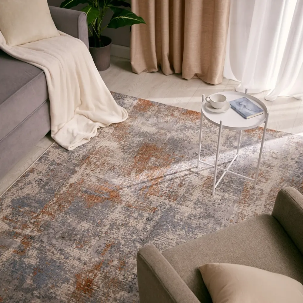 85869409 Ковер полипропилен Зингер L045 80x150 см цвет оранжевый STLM-0065829 Santreyd  - Вид №5