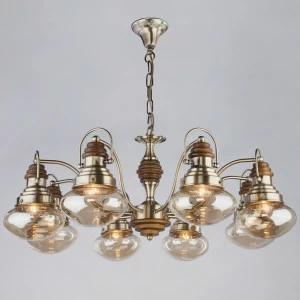 Подвесная люстра Bogates Gustavo 266/8 BOGATES ДИЗАЙНЕРСКИЕ, GUSTAVO 186253 Бронза