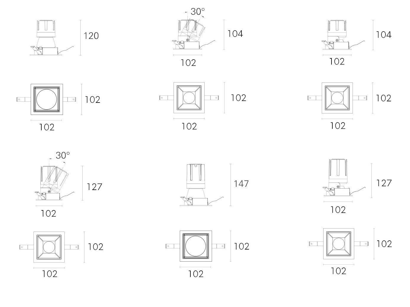 Квадратный светодиодный светильник PAN Nemo ARCH-00083249 - Вид №4