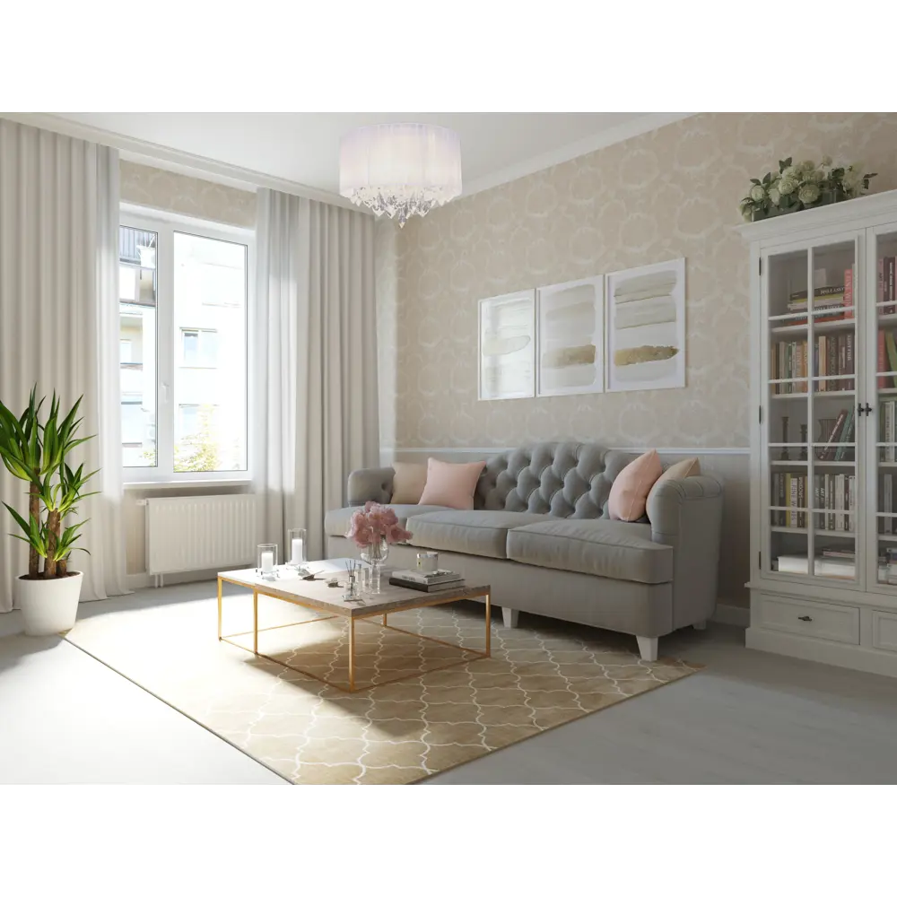 Плинтус потолочный NMC LX-23 белый 22х22x2000 мм STLM-2138022 - Вид №3