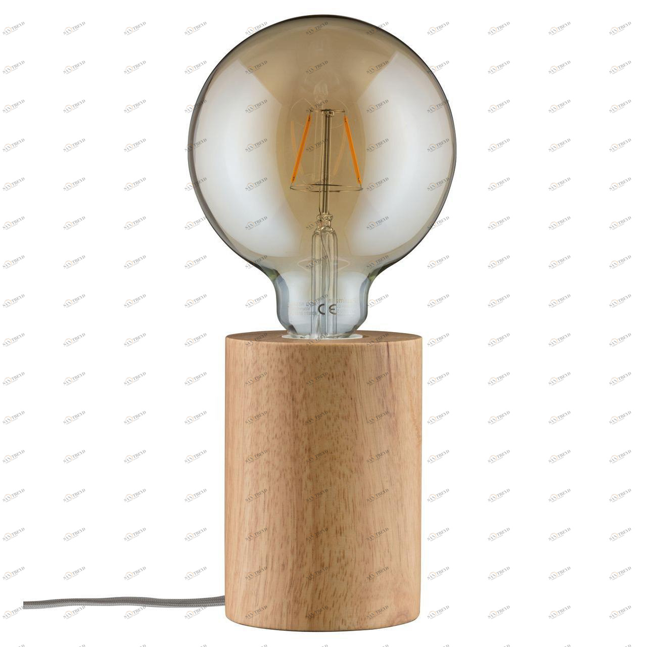 Настольная лампа Paulmann Fia 79640 PAULMANN ИНТЕРЬЕРНЫЕ 195277 Коричневый;прозрачный 