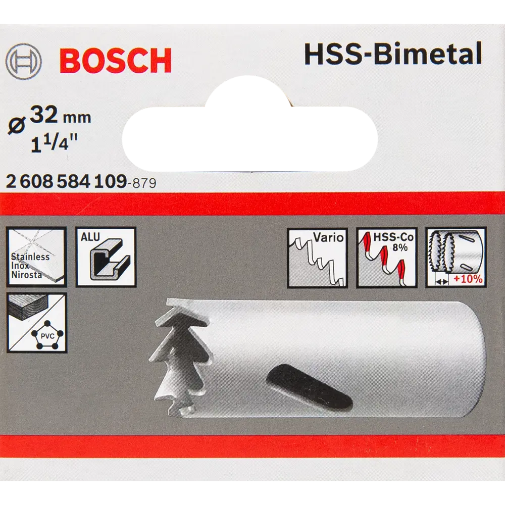 Коронка по стали биметаллическая Bosch 2608584109 32 мм 82128072 STLM-2169965 BOSCH PROFESSIONAL  - Вид №2