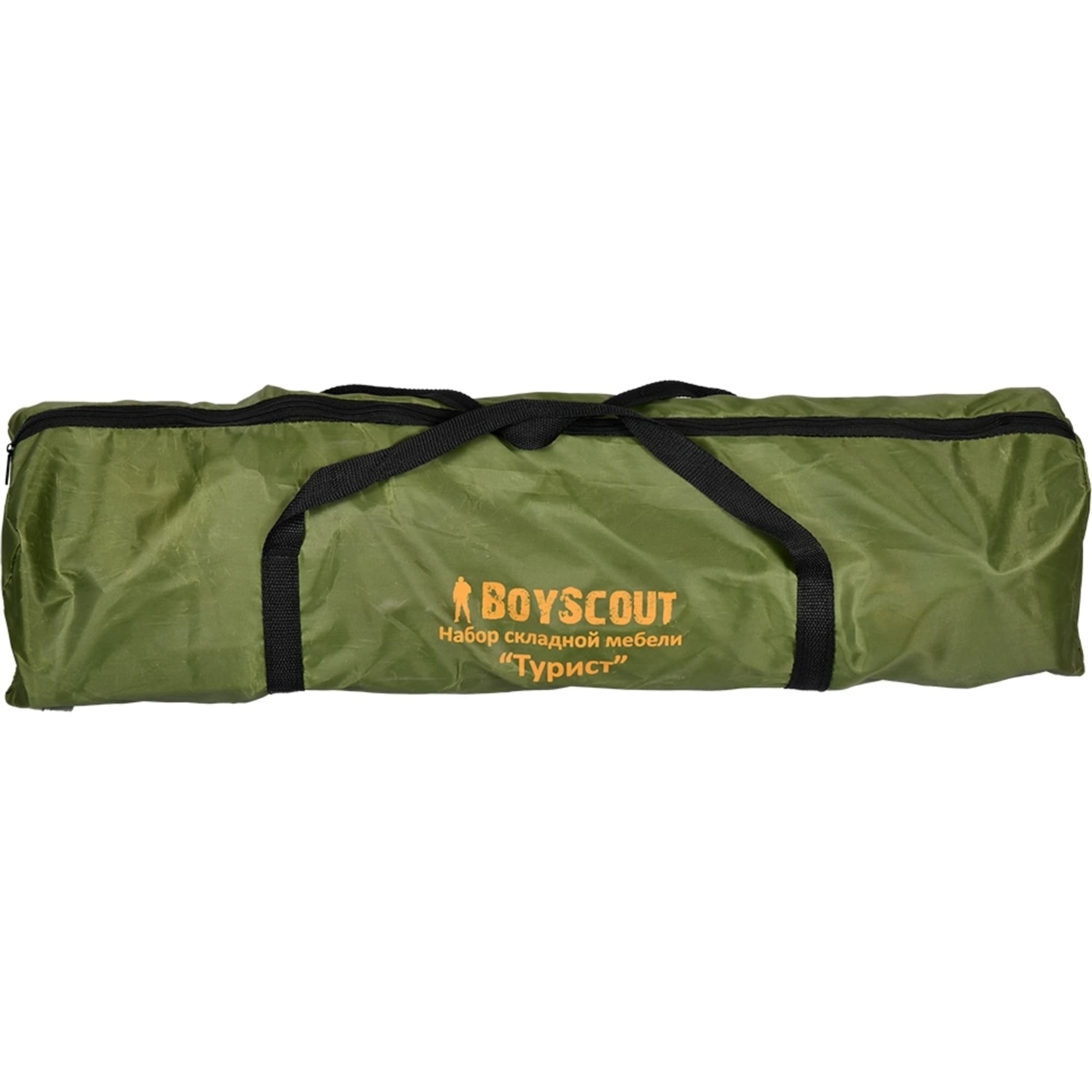 82841802 Набор садовой мебели Boyscout «Турист» складной: стол с подстаканниками и 2 стула Santreyd  - Вид №1