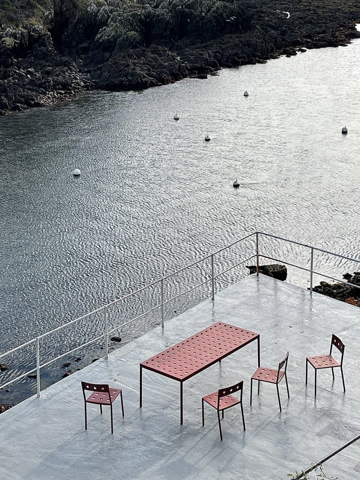 Прямоугольный садовый стол с порошковым покрытием Hay балкон ARCH-00064487 - Вид №21