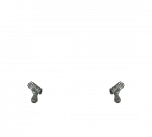 Gentry Home Bexley Cast iron bathtubs with feet Цветочный никель GH102562