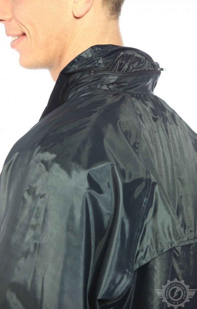 5041823 Плащ Альбатрос влагозащитный ЛАЙТ М синий  Непромокаемая спецодежда  размер XXXL  - Вид №9