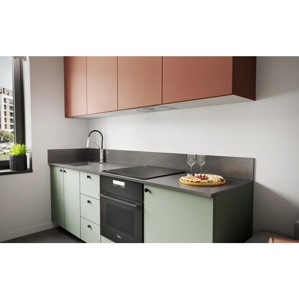 Фасад кухонный Тара 44.7×76.5 см терракотовый KONSENSA МДФ 89385575 STLM-1510317 - Вид №8