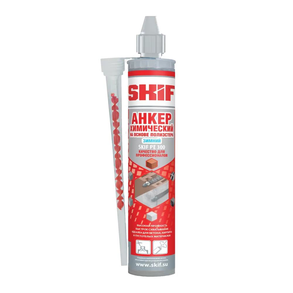 Химический анкер SKIF PE 300 W для зимнего монтажа 89364450 STLM-1571552