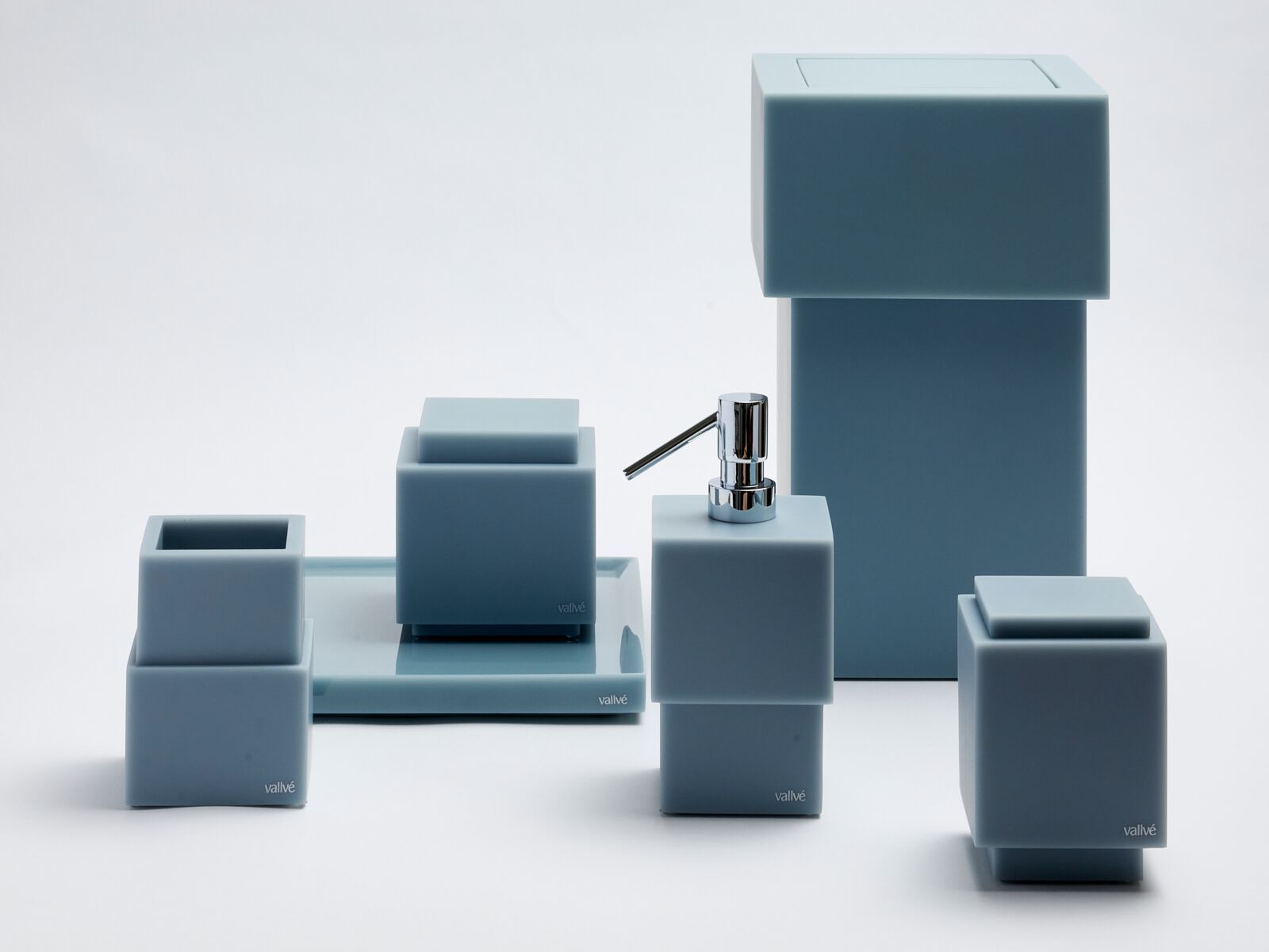 Держатель для хлопка из смолы с крышкой Vallvé METRO ARCH-00036795 - Вид №2