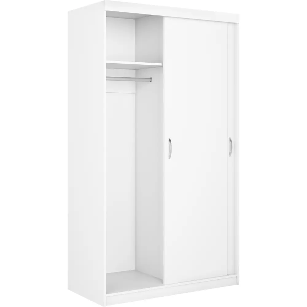 Шкаф-купе Турин с 2 дверями 120x212.3x60 см ЛДСП цвет белый 85336296 STLM-2148510 Santreyd - Вид №2