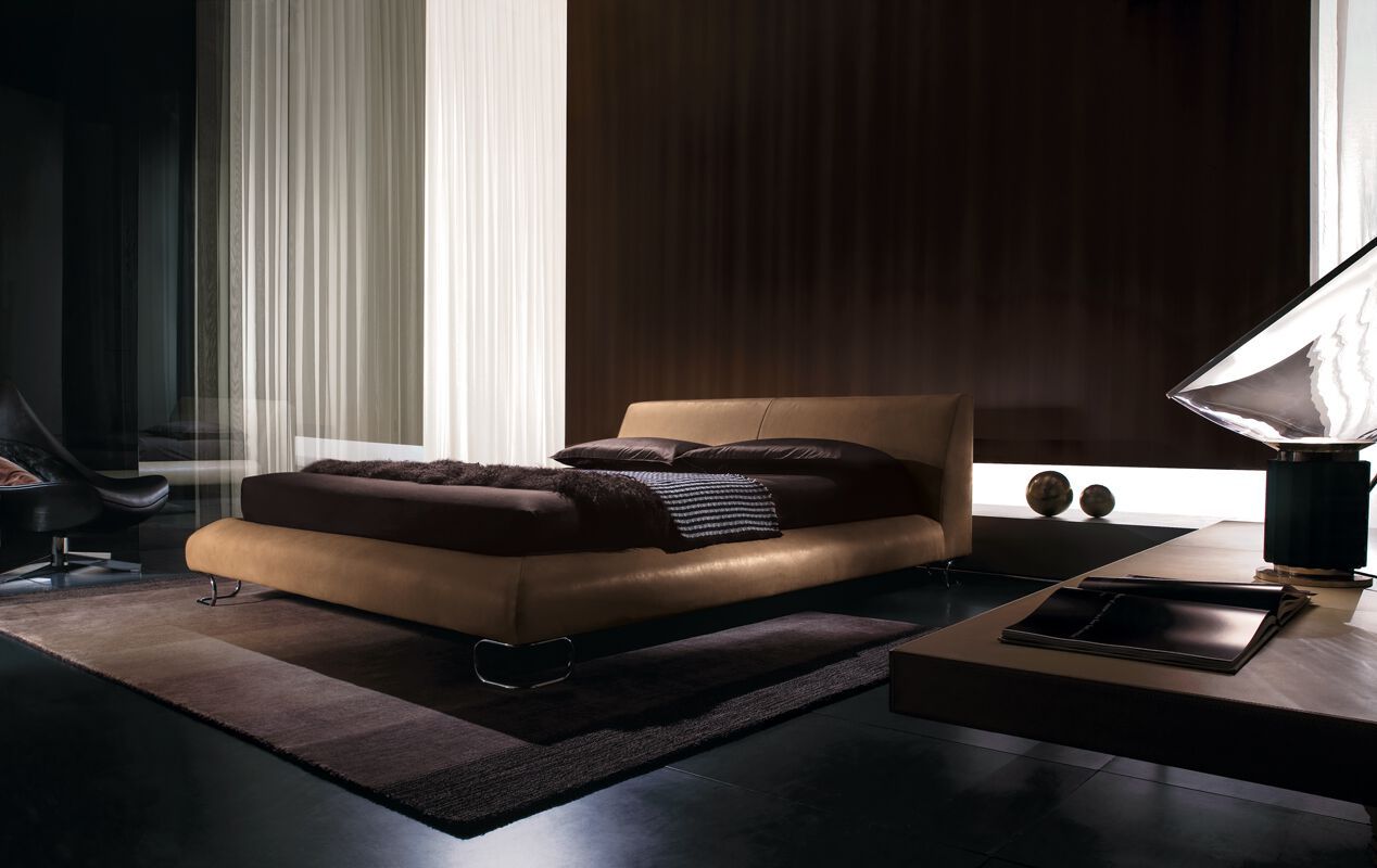 Кожаная мягкая двуспальная кровать i 4 Mariani Look ARCH-00016972 - Вид №2