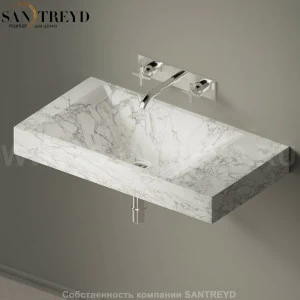 ACER15084SAMC Подвесная раковина настенная прямоугольная Agape  белая