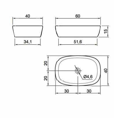 Овальная столешница из черного мрамора Marquina Antoniolupi SENSO ARCH-00134248 - Вид №2