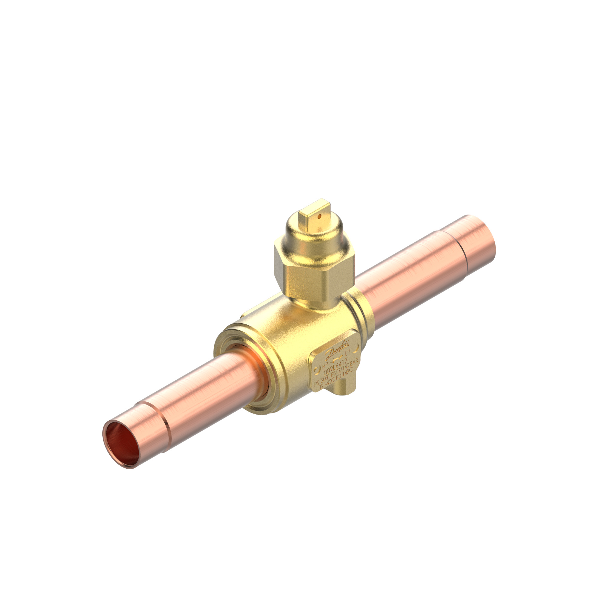 Danfoss GBCT — Запорные шаровые краны для CO2 140 бар GBCT 12s Кран шаровый 009L6585  - Вид №6