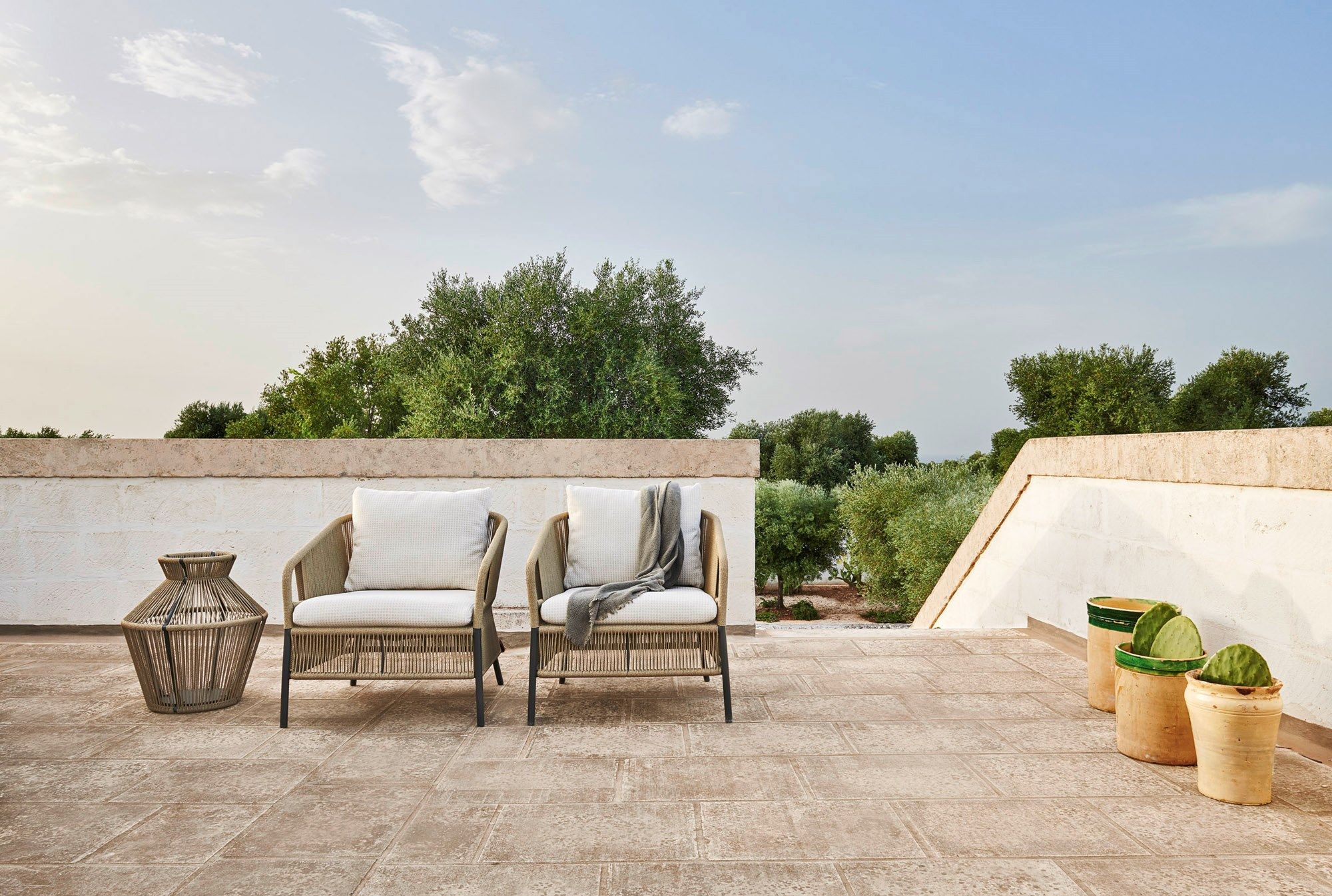 Синтетическое волокно садовое кресло с подлокотниками Varaschin Cricket ARCH-00074838 - Вид №8