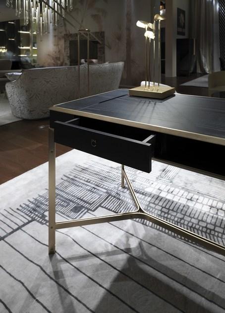 Paolo Castelli Прямоугольный стол из металла и дерева с ящиками sun-id-1444441 - Вид №5