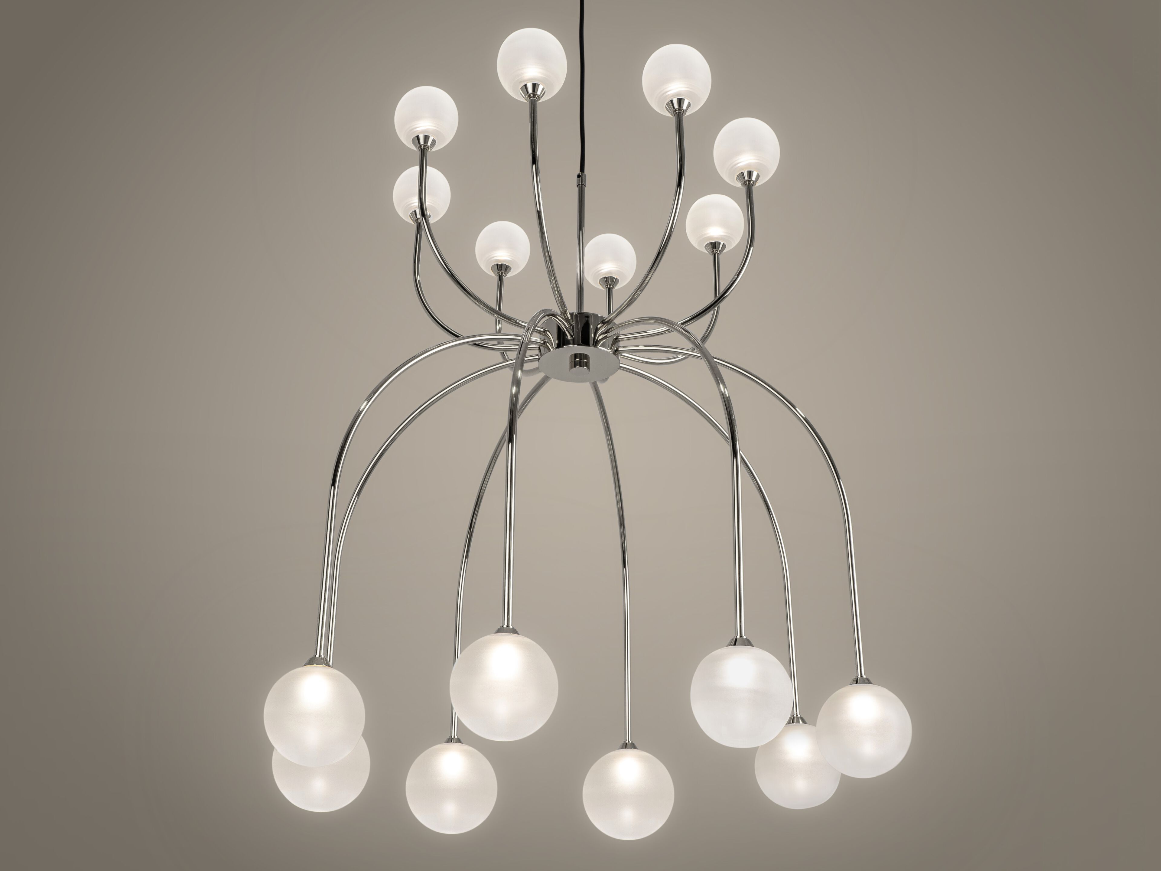 Пескоструйная стеклянная светодиодная люстра ILFARI Penélope ARCH-00081111 - Вид №10