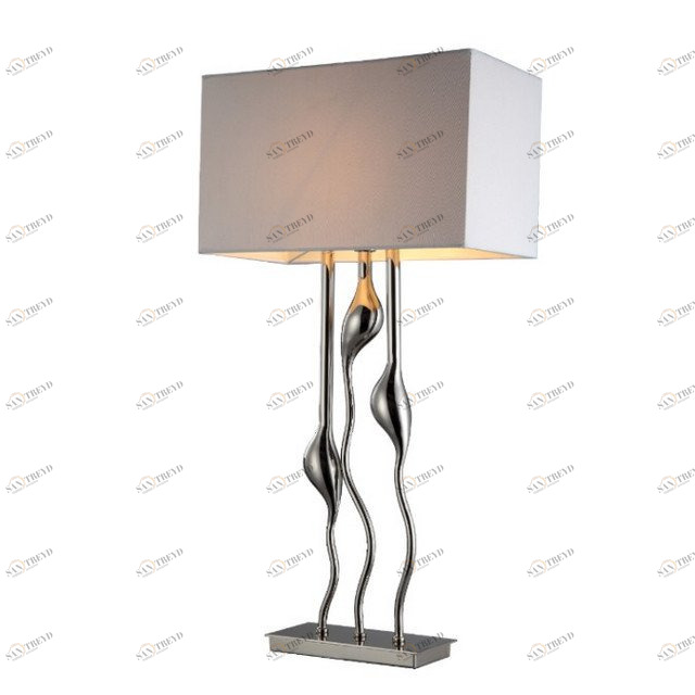 Настольная лампа Isis Triple Stem от RVAstley 5569 RVASTLEY ИНТЕРЬЕРНЫЕ 061737 Белый;хром 