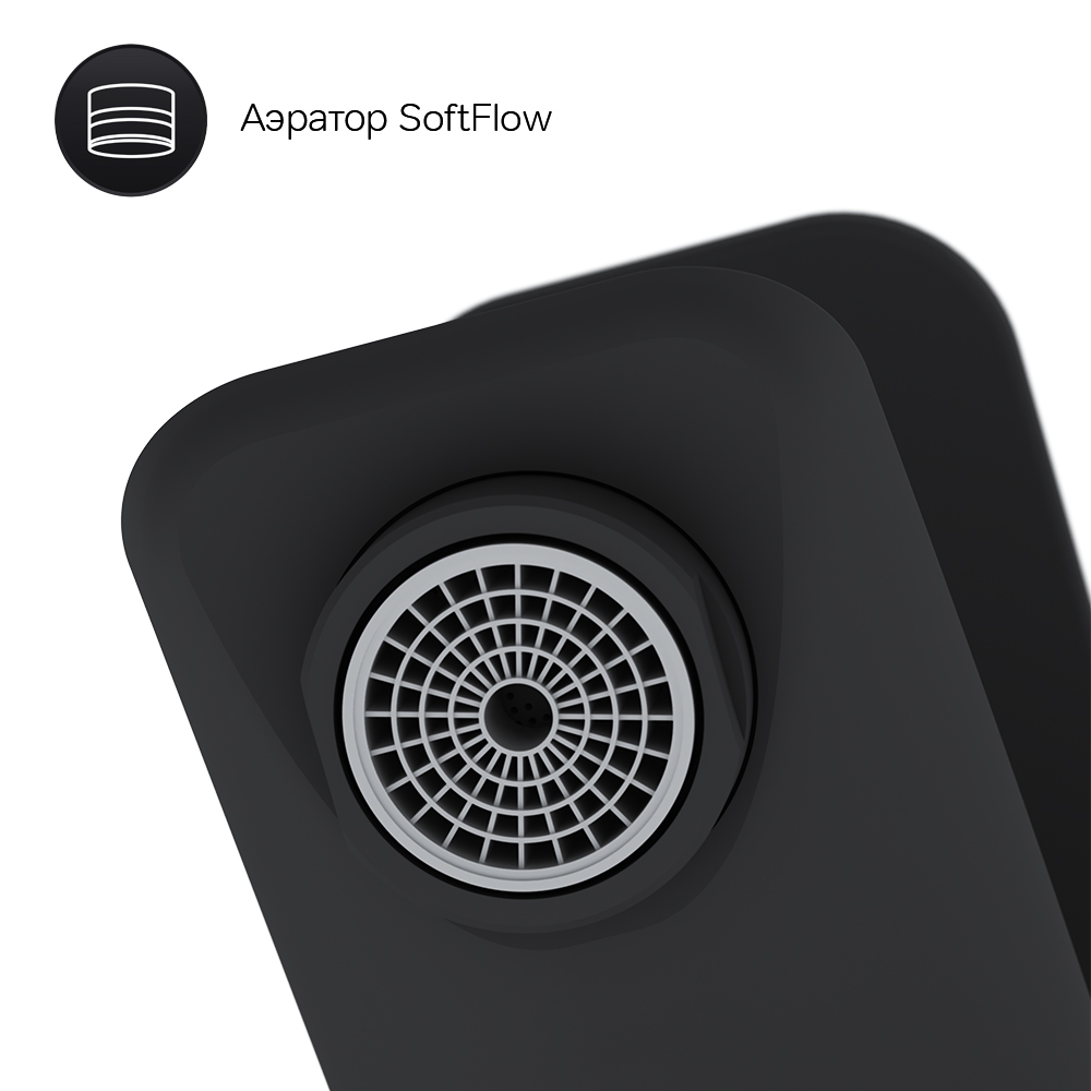 F85A10022 смеситель для ванна/душа черный шт. AM.PM X-Joy  - Вид №6