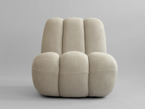 Льняное кресло