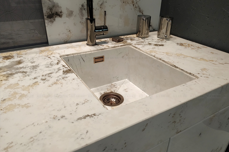 Столешницы для кухни - Натуцци марбело / 20 мм LIGRON LIST219 1885 - Вид №12