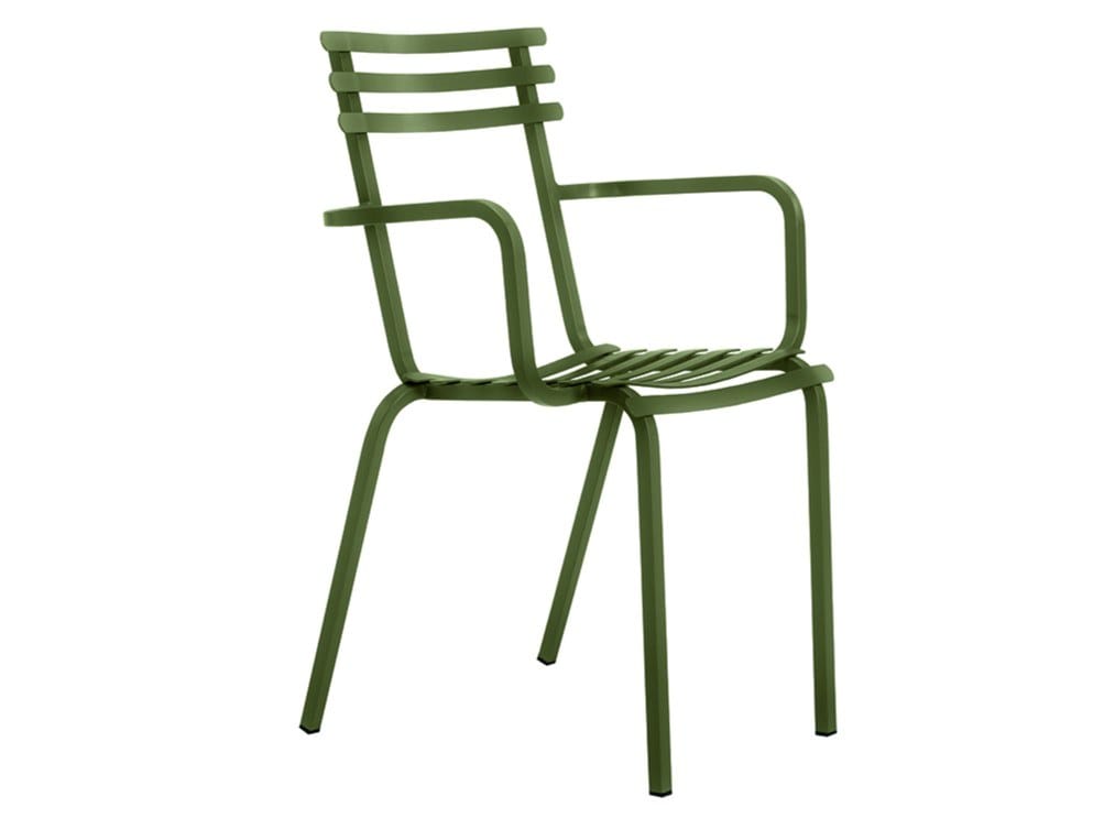 Железный штабелируемый садовый стул Ethimo ARCH-00144820 - Вид №12