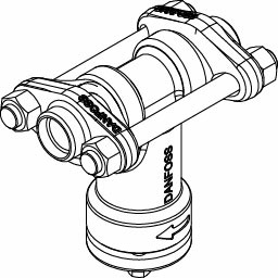 Danfoss FA — сетчатый фильтр с фланцевым присоединением FA 20 Фильтр 006-0074  - Вид №13