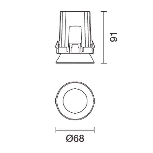 Утопленный светодиодный прожектор iGuzzini лазер ARCH-00112249 - Вид №11