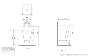 Напольный умывальник