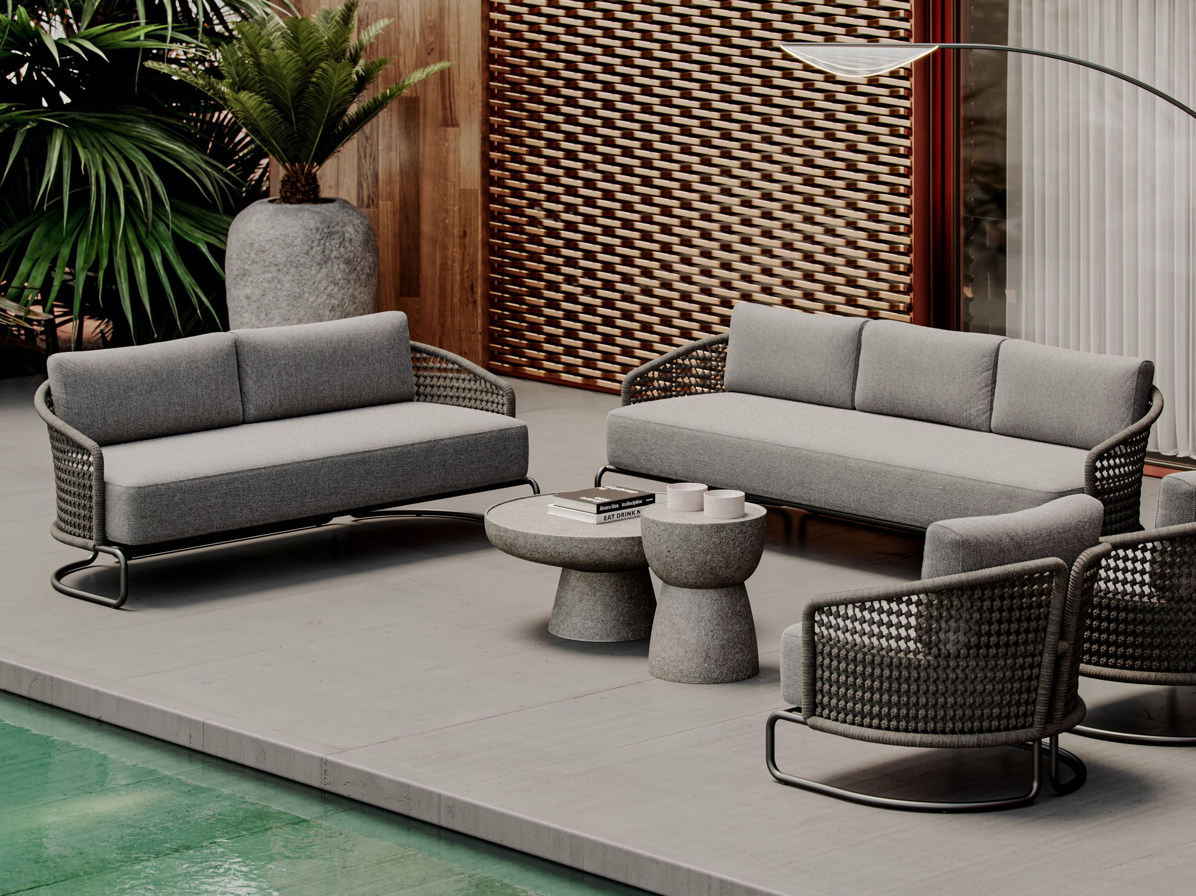 3-местный садовый диван SNOC Pigalle ARCH-00036340 - Вид №2