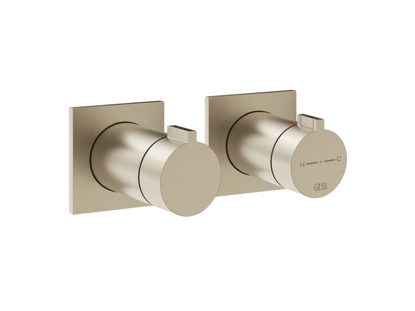 Хром латунь термостатический смеситель для душа Gessi обратный ARCH-00130026