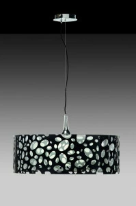 Подвесная люстра Mantra Moon 1352 MANTRA ДИЗАЙНЕРСКИЕ, MOON BLACK 055941 Черный