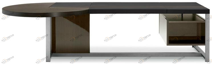 Poltrona Frau Рабочий стол со встроенной полкой L'ufficio - sistemi direzionali 5580725