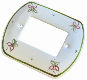 FERROLUCE Прямоугольно-овальная керамическая отделочная пластина Accessori Ca33