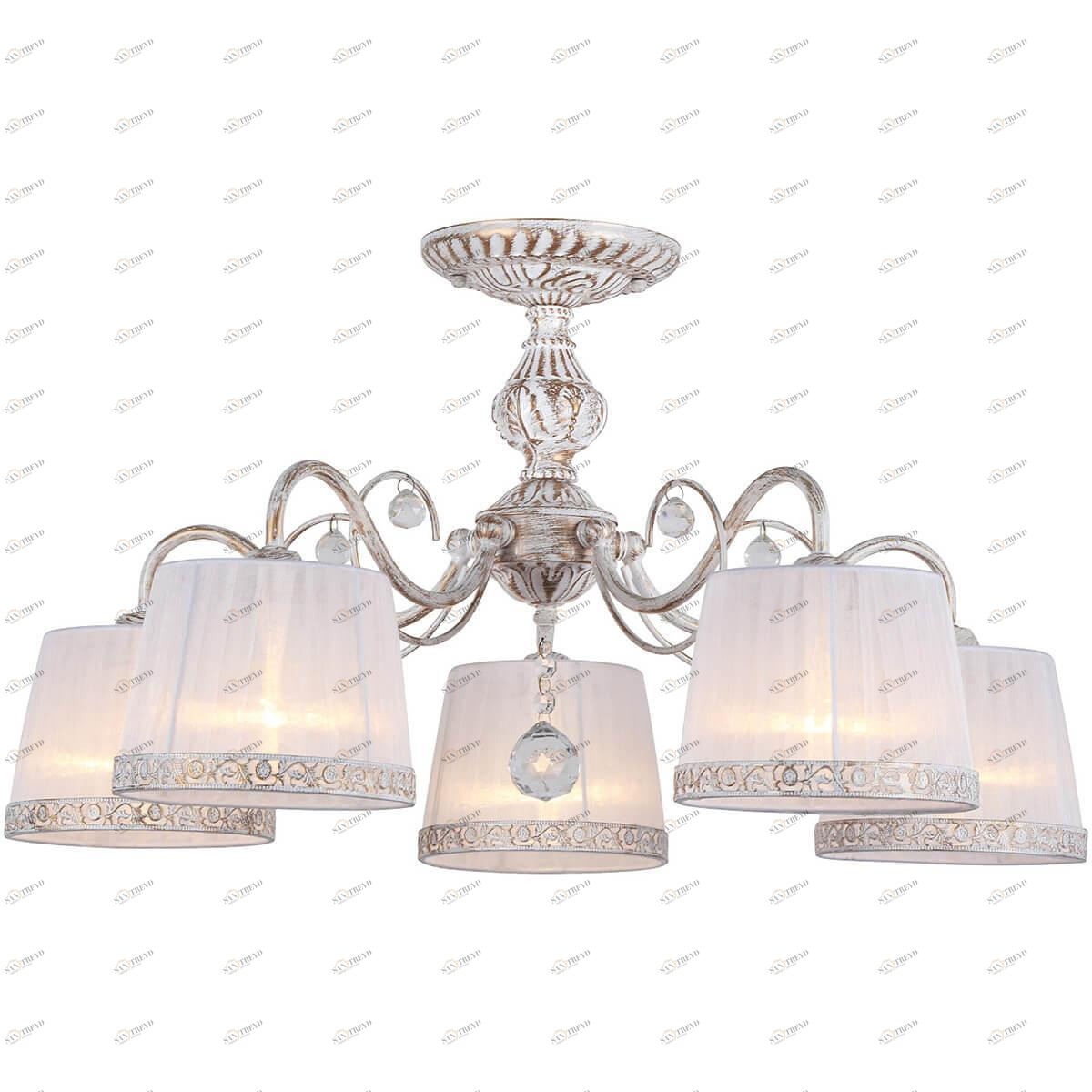 Потолочная люстра Omnilux Campovaglio OML-54107-05 OMNILUX CAMPOVAGLIO 184118 Белый 