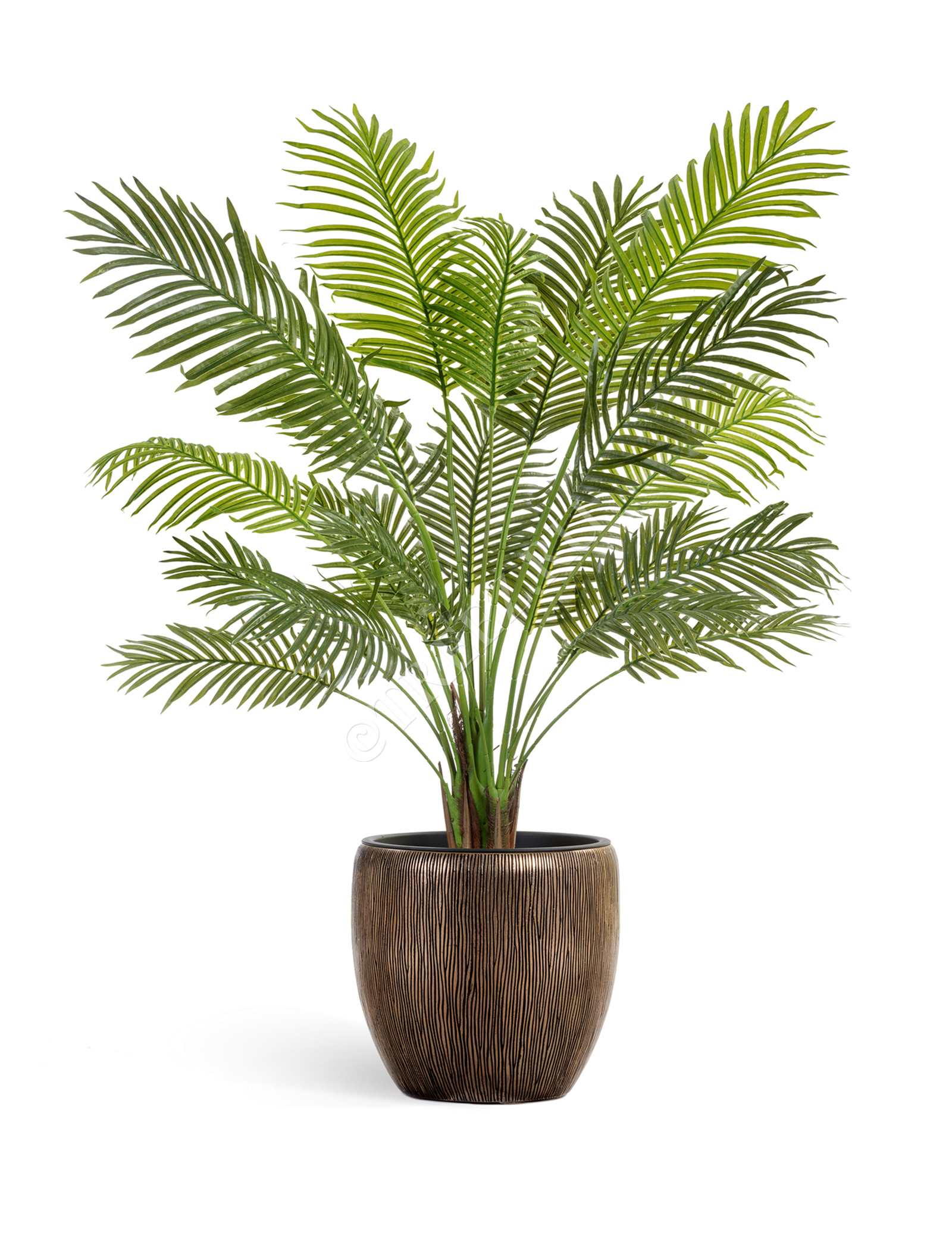 41.3320-06-044-BRS-39 Кашпо  Effectory - серия Wow - Конус-Чаша - Тёмное матовое золото Цветочная коллекция  - Вид №7