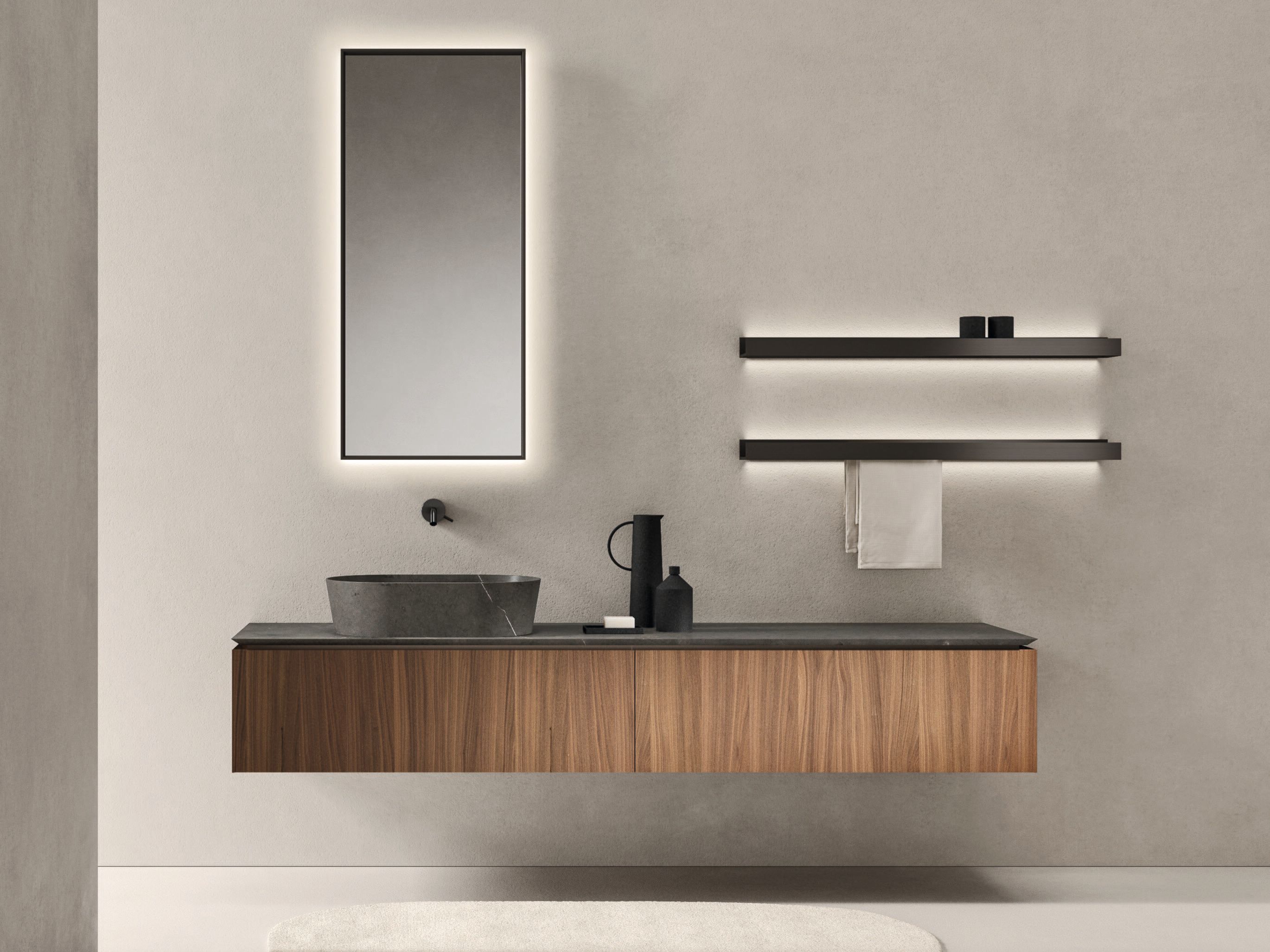 Полная мебель для ванной комнаты Noorth чистый ARCH-00131723