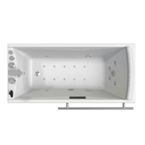Гидромассаж "Специальный Chrome" на ванну Вега (двигатель 1500 Вт, система "Turbo-pool", миниджет Релакс - 4 шт., джет Релакс - 6 шт., джет Линц - 3 шт.)
