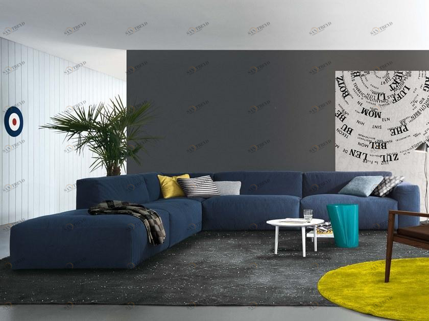 JESSE Модульный угловой диван из ткани Daniel sun-id-1444935