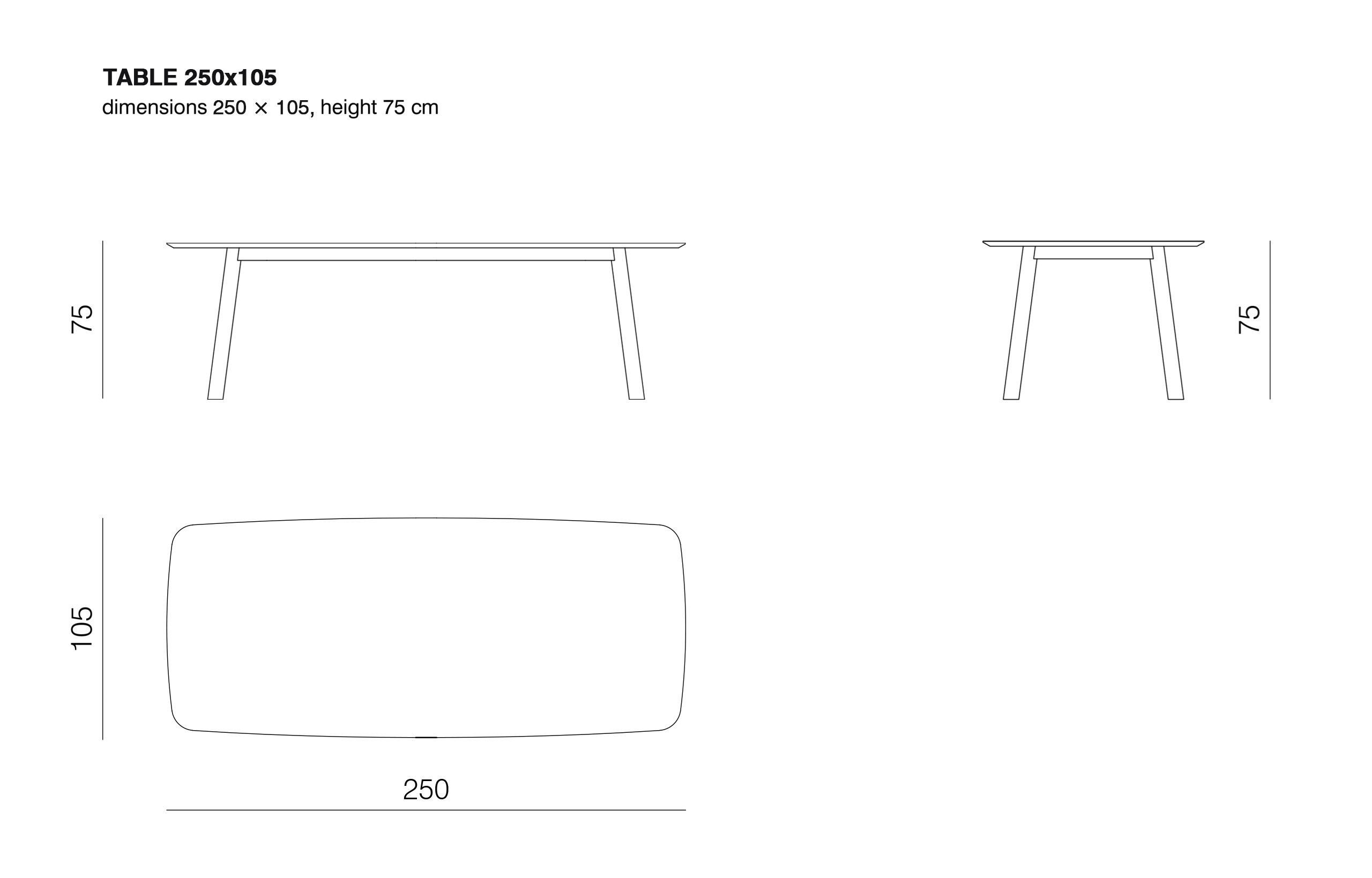 Прямоугольный обеденный стол prostoria Ромб ARCH-00105584 - Вид №6