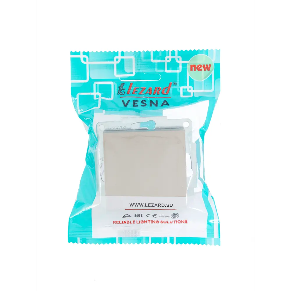 Выключатель встраиваемый Lezard Vesna 742-3788-100 1 клавиша цвет титан 87103846 STLM-2190526 - Вид №5