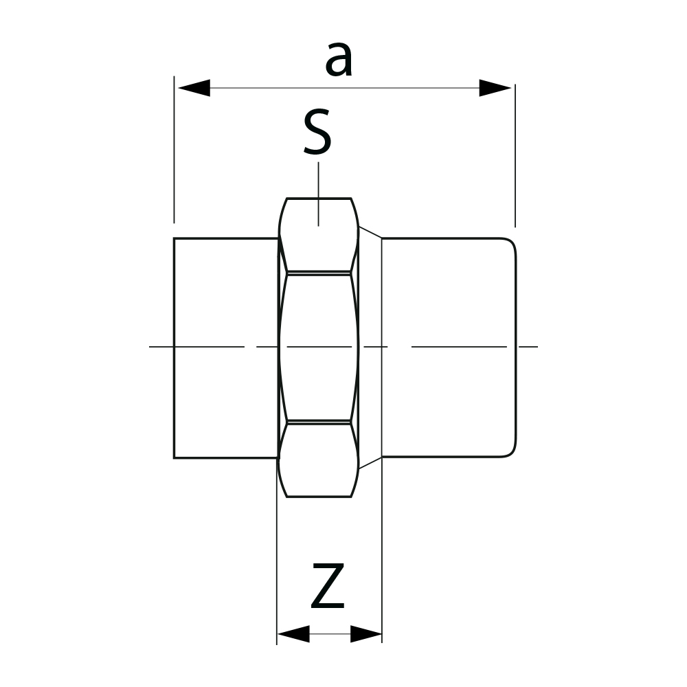3330004000000 Разъемные соединения Tece  - Вид №1