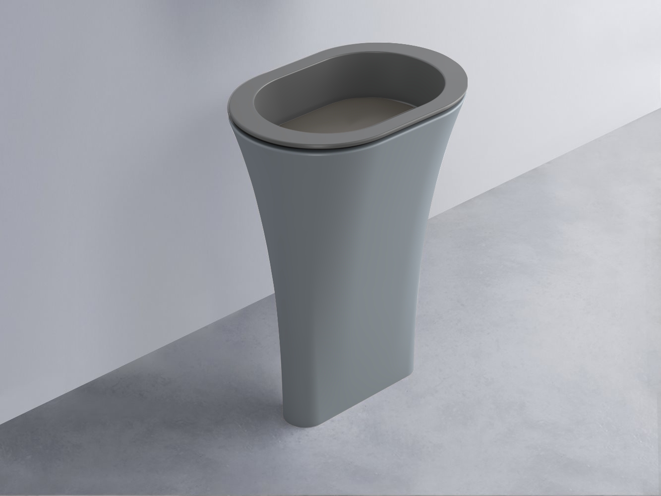 AMLA65-CM+AMPILO-FN+AMCOLO-BR Раковина Amedeo Ovale отдельностоящая cielo Enjoy + Amedeo Ceramica Cielo