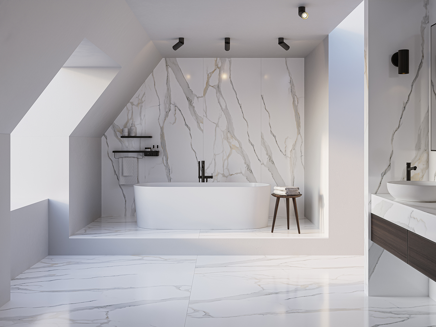 Бесконечная элегантность: керамический слэб STAROTECH STP-ST164 INCOLOR Double Polished - Вид №8