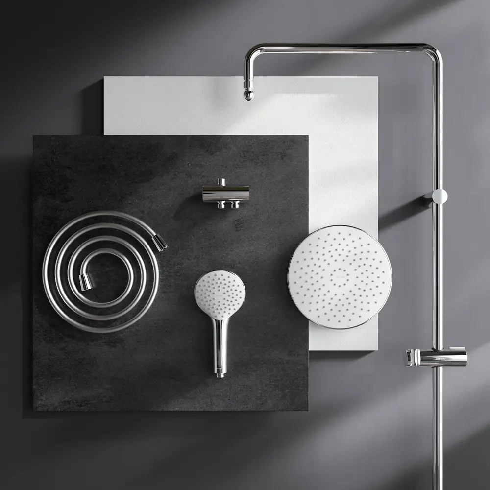 Душевой комплект AM.PM с тропическим душем и регулируемой стойкой 83083932 STLM-0038913 - Вид №10