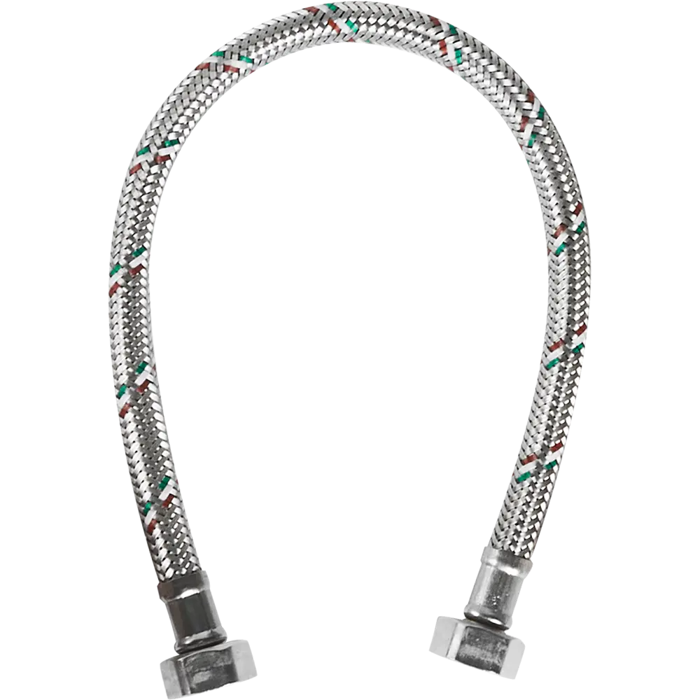 Гибкая подводка UNI-FITT для воды 1/2" 30 см с латунной арматурой 85060807 STLM-1563104