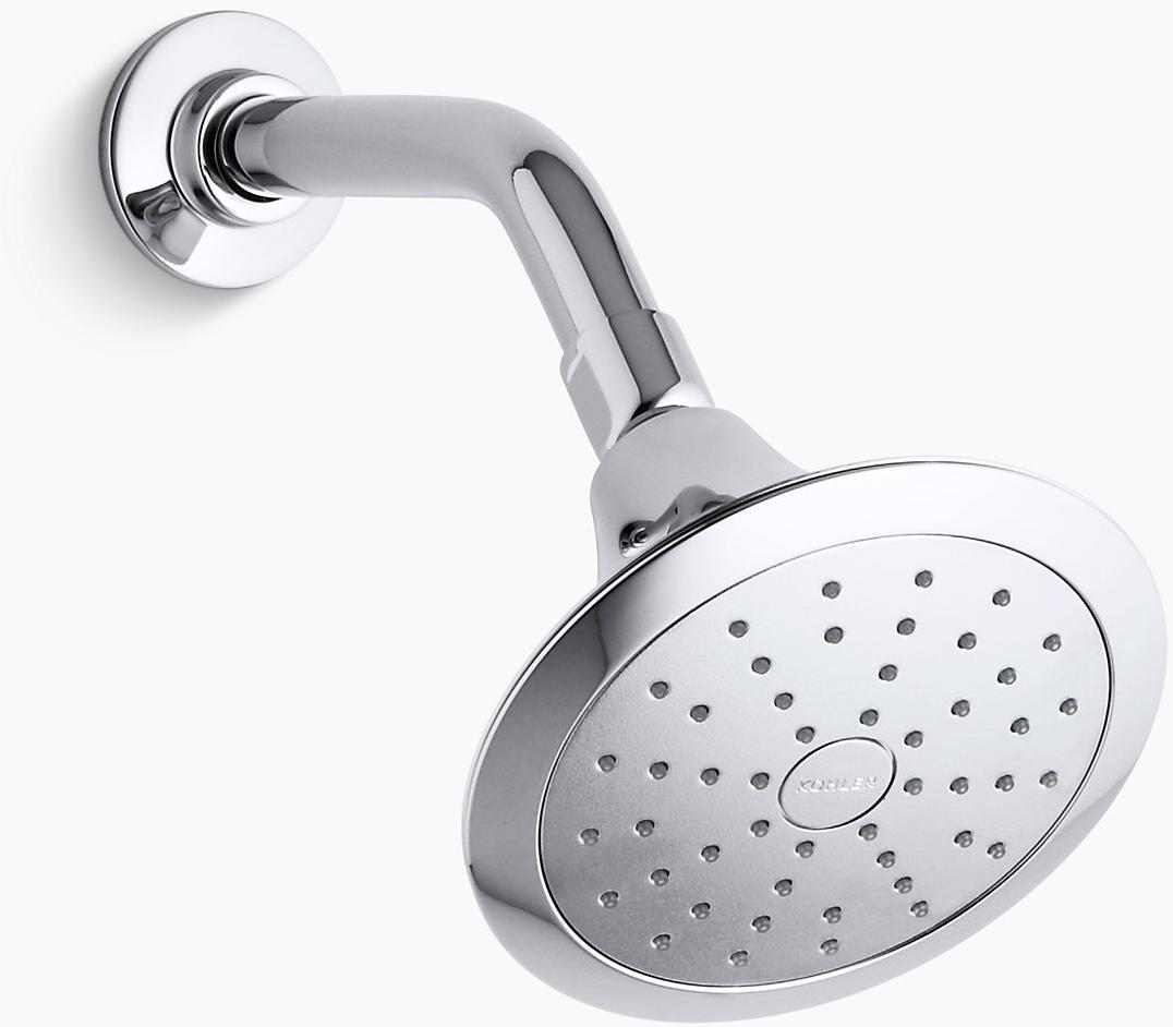 KOHLER Однофункциональная насадка для душа Forté 1,75 галлона в минуту с технологией всасывания воздуха Katalyst K-10327-G-CP 